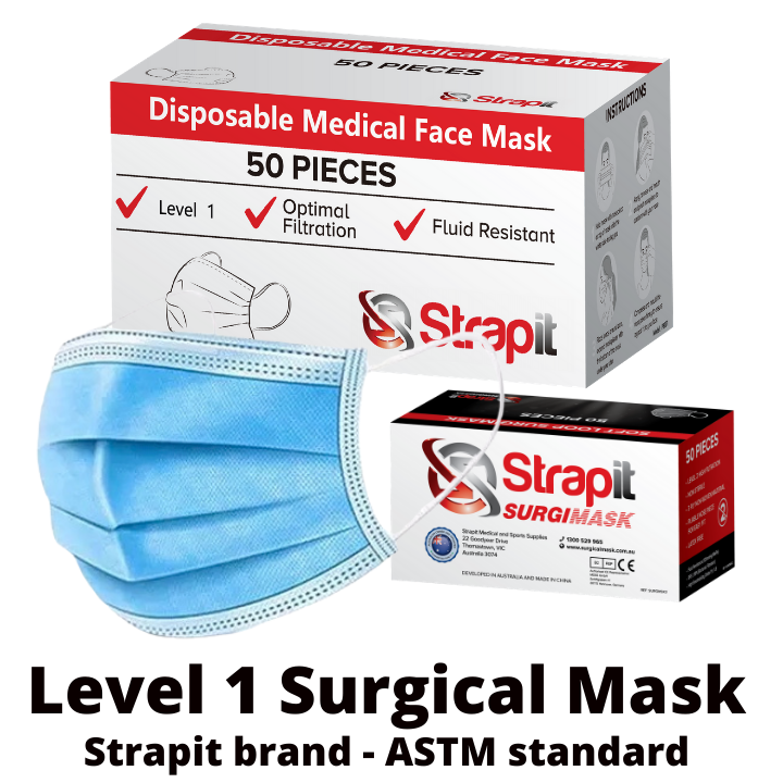 Strapit　LEVEL　Surgical　(ASTM)　Mask